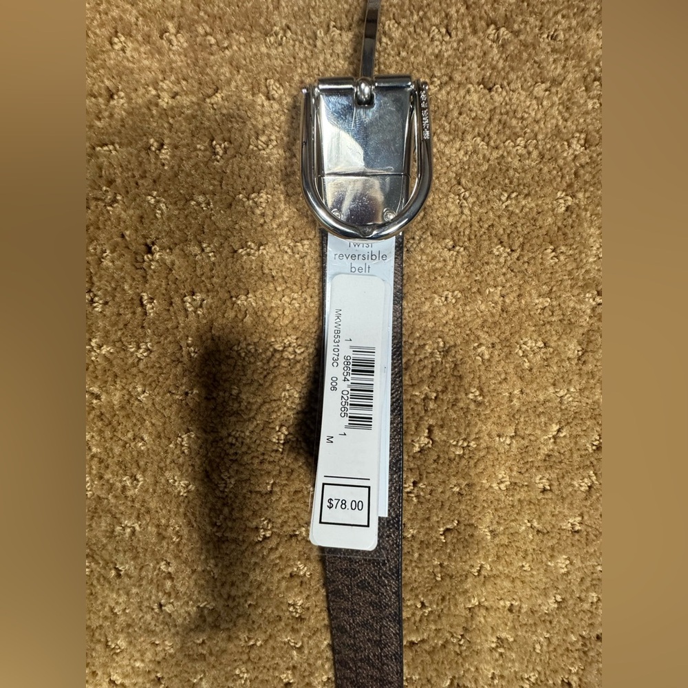 Michael Kors reversible leather belt
